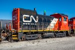 BUGX 1204, EMD SW7RM, ex IC 1204 SW7RM ex IC 9304 EMD SW7 at BRC Clearing Yard